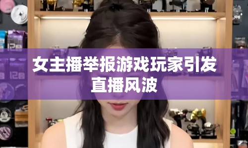 女主播舉報游戲玩家引發(fā)直播風(fēng)波