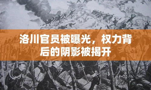 洛川官員被曝光，權(quán)力背后的陰影被揭開