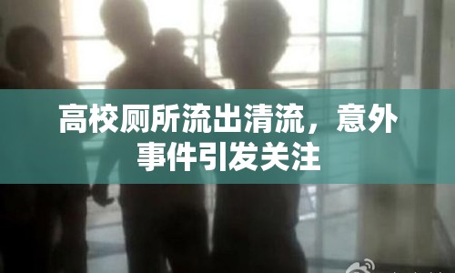 高校廁所流出清流，意外事件引發(fā)關(guān)注