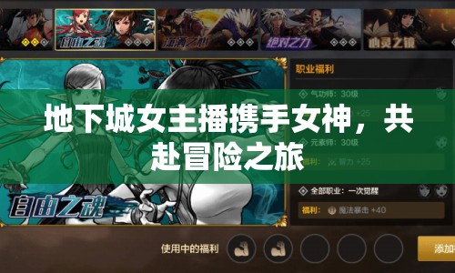 地下城女主播攜手女神，共赴冒險(xiǎn)之旅