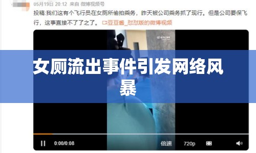女廁流出事件引發(fā)網(wǎng)絡(luò)風暴