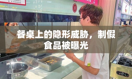 餐桌上的隱形威脅，制假食品被曝光