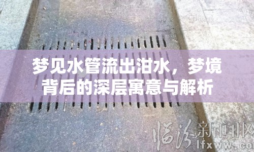 夢見水管流出泔水，夢境背后的深層寓意與解析