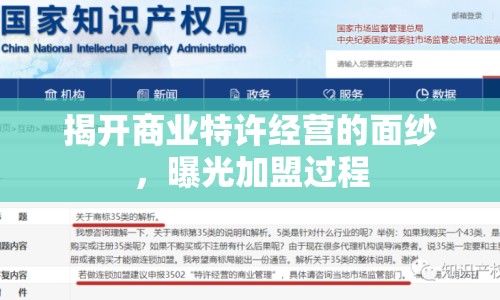 揭開商業(yè)特許經(jīng)營的面紗，曝光加盟過程