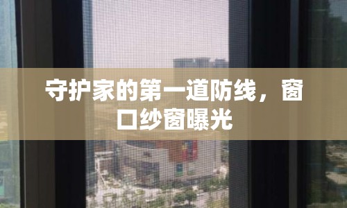 守護家的第一道防線，窗口紗窗曝光