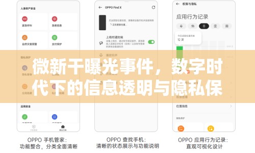 微新干曝光事件，數(shù)字時代下的信息透明與隱私保護挑戰(zhàn)