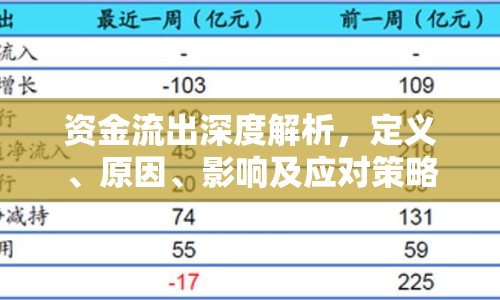 資金流出深度解析，定義、原因、影響及應對策略