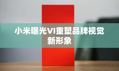 小米曝光VI重塑品牌視覺新形象