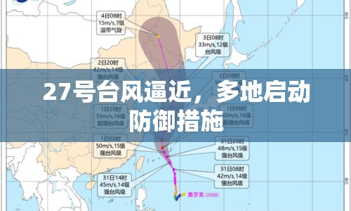 27號臺風逼近，多地啟動防御措施