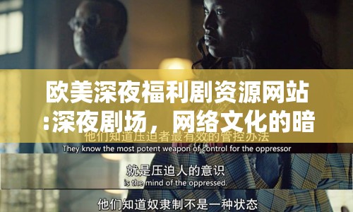 歐美深夜福利劇資源網(wǎng)站:深夜劇場(chǎng)，網(wǎng)絡(luò)文化的暗角與邊界