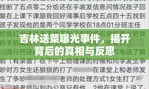 吉林送菜曝光事件，揭開背后的真相與反思