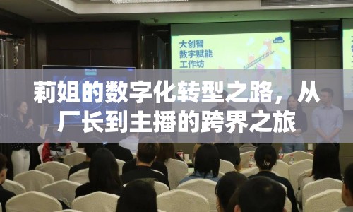 莉姐的數(shù)字化轉(zhuǎn)型之路，從廠長到主播的跨界之旅