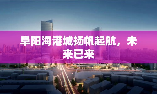 阜陽海港城揚帆起航，未來已來