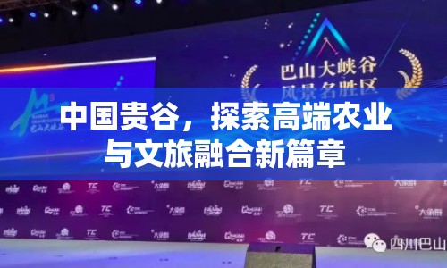 中國貴谷，探索高端農(nóng)業(yè)與文旅融合新篇章