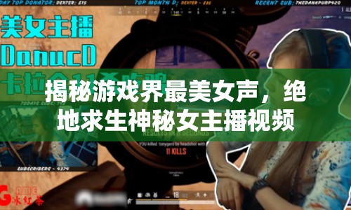 揭秘游戲界最美女聲，絕地求生神秘女主播視頻