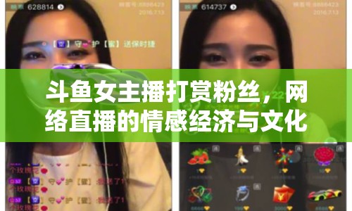 斗魚(yú)女主播打賞粉絲，網(wǎng)絡(luò)直播的情感經(jīng)濟(jì)與文化互動(dòng)