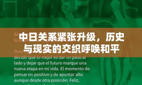 中日關(guān)系緊張升級，歷史與現(xiàn)實(shí)的交織呼喚和平
