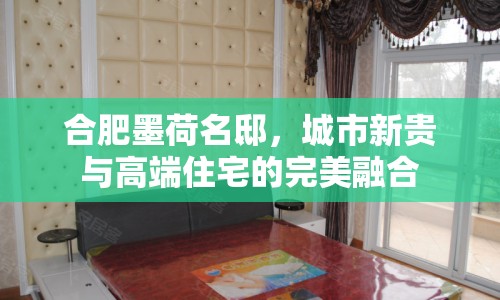合肥墨荷名邸，城市新貴與高端住宅的完美融合