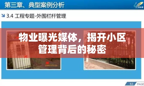 物業(yè)曝光媒體，揭開小區(qū)管理背后的秘密