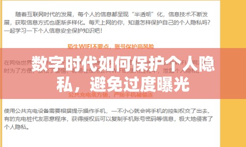 數(shù)字時代如何保護(hù)個人隱私，避免過度曝光