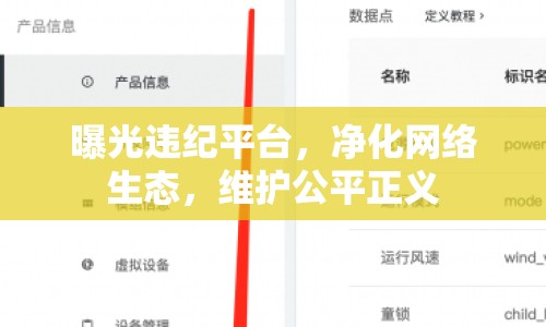 曝光違紀平臺，凈化網(wǎng)絡(luò)生態(tài)，維護公平正義