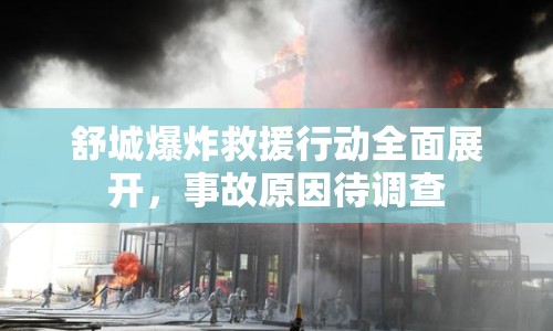 舒城爆炸救援行動全面展開，事故原因待調(diào)查