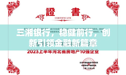三湘銀行，穩(wěn)健前行，創(chuàng)新引領(lǐng)金融新篇章