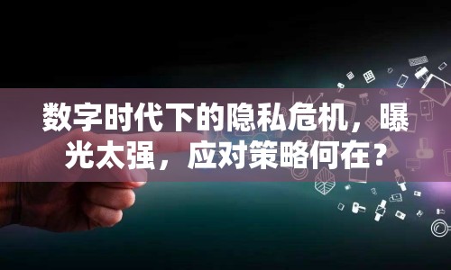 數(shù)字時代下的隱私危機，曝光太強，應(yīng)對策略何在？
