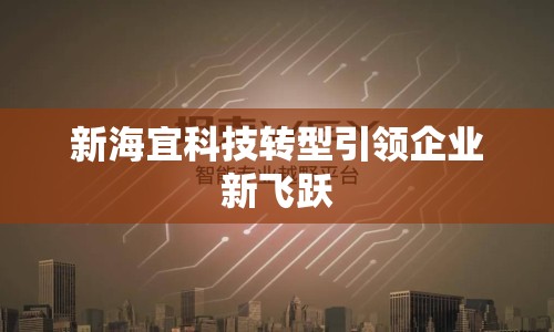 新海宜科技轉(zhuǎn)型引領(lǐng)企業(yè)新飛躍
