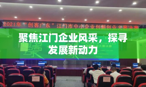 聚焦江門企業(yè)風(fēng)采，探尋發(fā)展新動(dòng)力