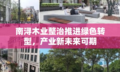 南潯木業(yè)整治推進(jìn)綠色轉(zhuǎn)型，產(chǎn)業(yè)新未來可期