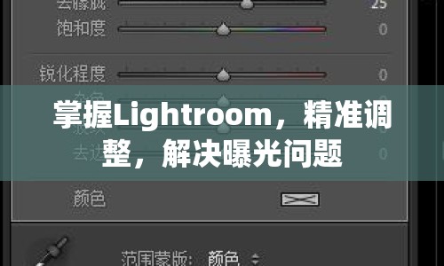 掌握Lightroom，精準調(diào)整，解決曝光問題