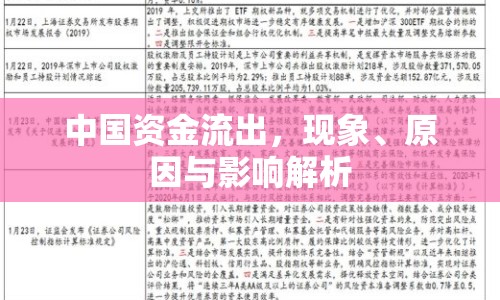中國資金流出，現(xiàn)象、原因與影響解析
