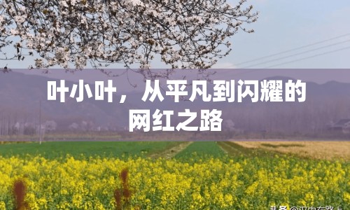 葉小葉，從平凡到閃耀的網紅之路