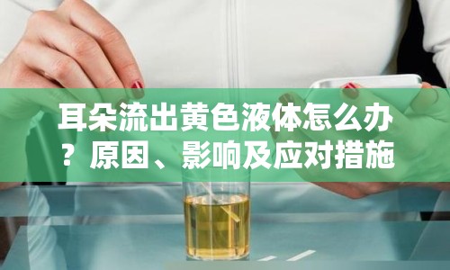 耳朵流出黃色液體怎么辦？原因、影響及應(yīng)對(duì)措施全解析