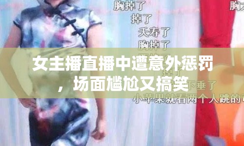 女主播直播中遭意外懲罰，場(chǎng)面尷尬又搞笑
