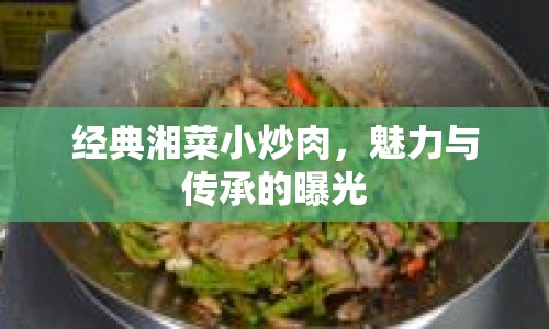 經(jīng)典湘菜小炒肉，魅力與傳承的曝光