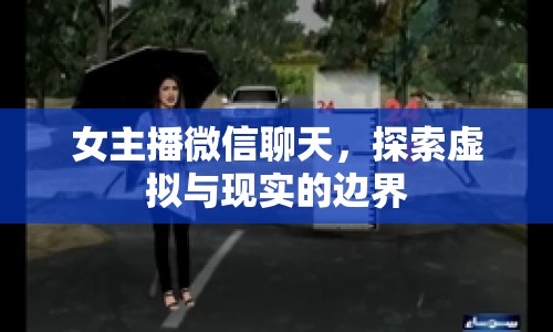 女主播微信聊天，探索虛擬與現(xiàn)實的邊界
