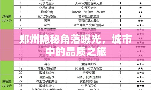 鄭州隱秘角落曝光，城市中的品質(zhì)之旅