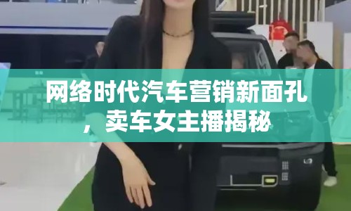 網(wǎng)絡(luò)時代汽車營銷新面孔，賣車女主播揭秘