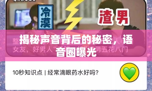 揭秘聲音背后的秘密，語音圈曝光