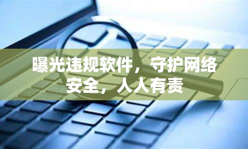 曝光違規(guī)軟件，守護網(wǎng)絡(luò)安全，人人有責(zé)