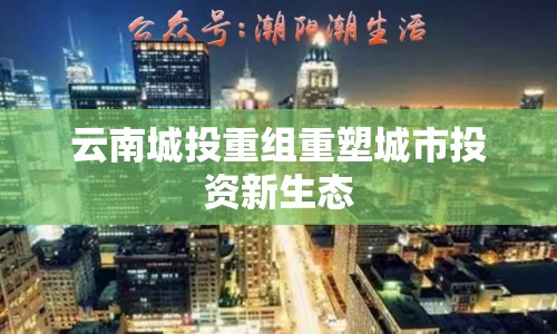 云南城投重組重塑城市投資新生態(tài)