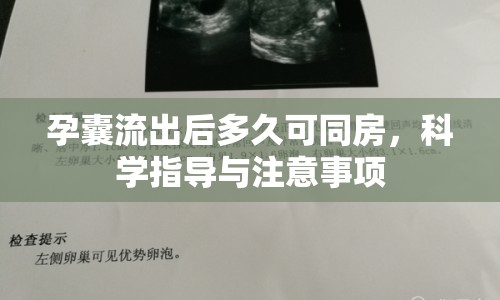 孕囊流出后多久可同房，科學(xué)指導(dǎo)與注意事項