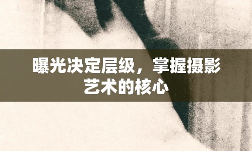 曝光決定層級，掌握攝影藝術的核心