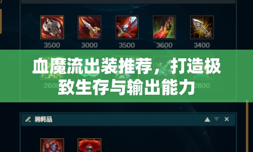 血魔流出裝推薦，打造極致生存與輸出能力