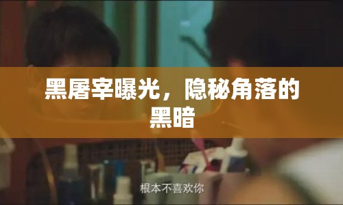 黑屠宰曝光，隱秘角落的黑暗