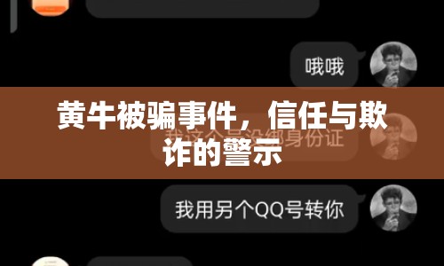黃牛被騙事件，信任與欺詐的警示