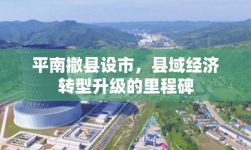 平南撤縣設(shè)市，縣域經(jīng)濟(jì)轉(zhuǎn)型升級(jí)的里程碑
