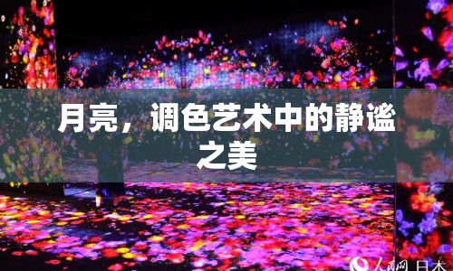 月亮，調色藝術中的靜謐之美